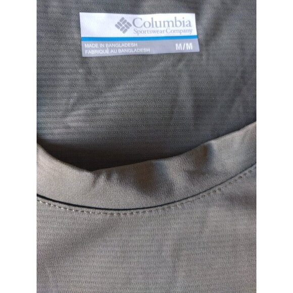 Columbia, Green Short Sleeve Shirt, Polyester, for Men, Size M. - Picture 5 of 6
